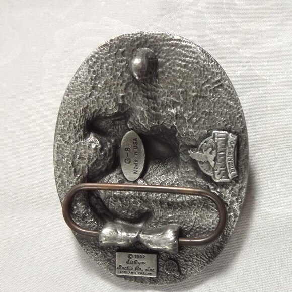 Siskiyou Ram Head Belt Buckle, 1992 - Picture 5 of 11
